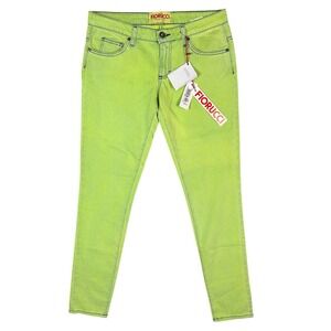 Fiorucci‎ Skinny V. Bassa Jeans Women's Size 28 NWT Authentic Made in Italy